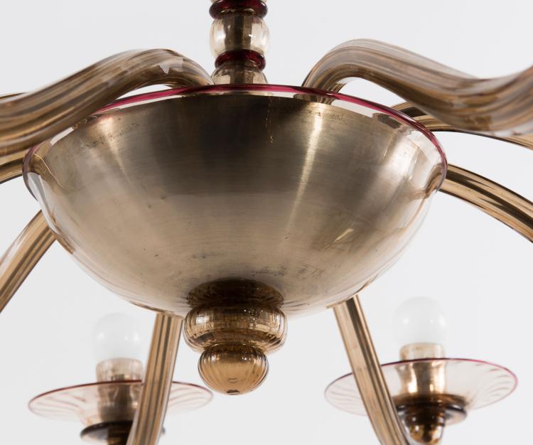 Bild 1 zu Objekt, Chandelier, 1940s , MVM Cappellin, Murano, 140B 114