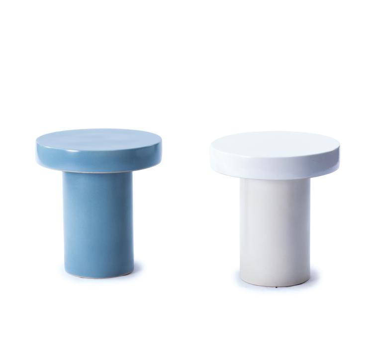 Hauptbild zu Objekt, Two end tables, c. 1975, Italien, 140B 310