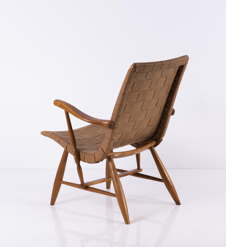 Bild 1 zu Objekt, 'Anders' armchair, 1945, Yngve Ekstr&ouml;m, ESE M&ouml;bler, Vaggaryd, 140D 684