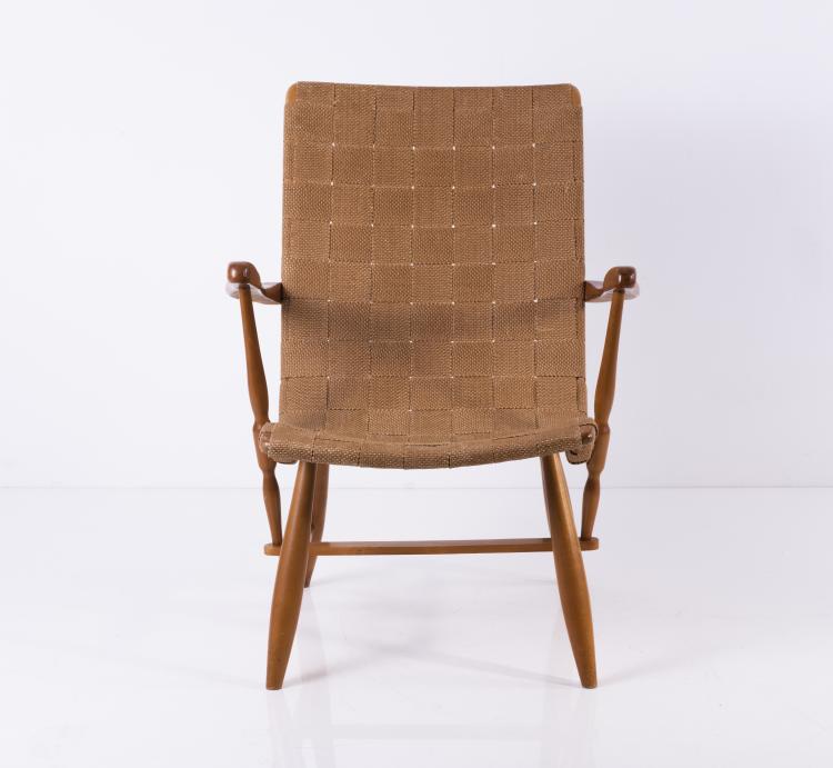 Bild 5 zu Objekt, 'Anders' armchair, 1945, Yngve Ekstr&ouml;m, ESE M&ouml;bler, Vaggaryd, 140D 684