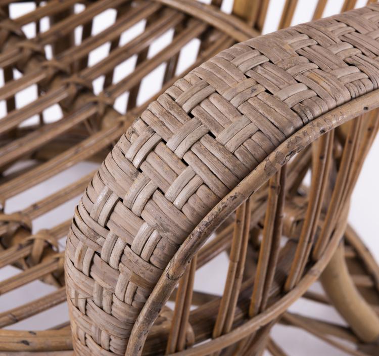 Bild 2 zu Objekt, Wicker chair, c. 1950, Gio Ponti, Vittorio Bonacina & C., Como., 140B 141