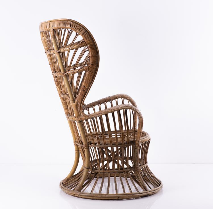 Bild 4 zu Objekt, Wicker chair, c. 1950, Gio Ponti, Vittorio Bonacina & C., Como., 140B 141