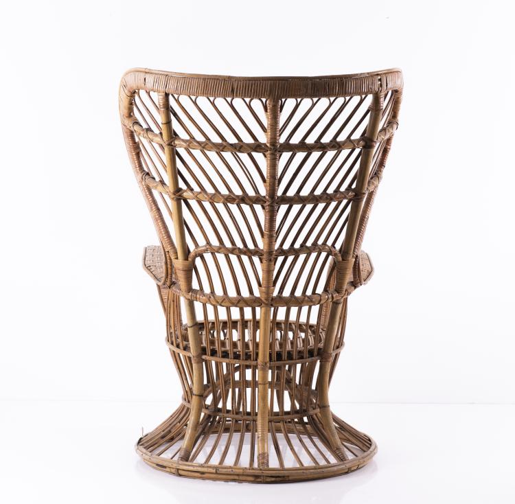 Bild 5 zu Objekt, Wicker chair, c. 1950, Gio Ponti, Vittorio Bonacina & C., Como., 140B 141