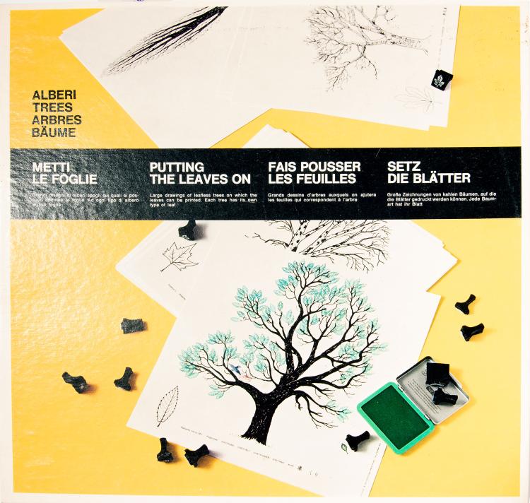 Bild 1 zu Objekt, Three games: 'ABC', 1960; 'Metti le foglie', 1973 und 'So many people', 1983 , Bruno Munari, Danese, Mailand, 140A 31