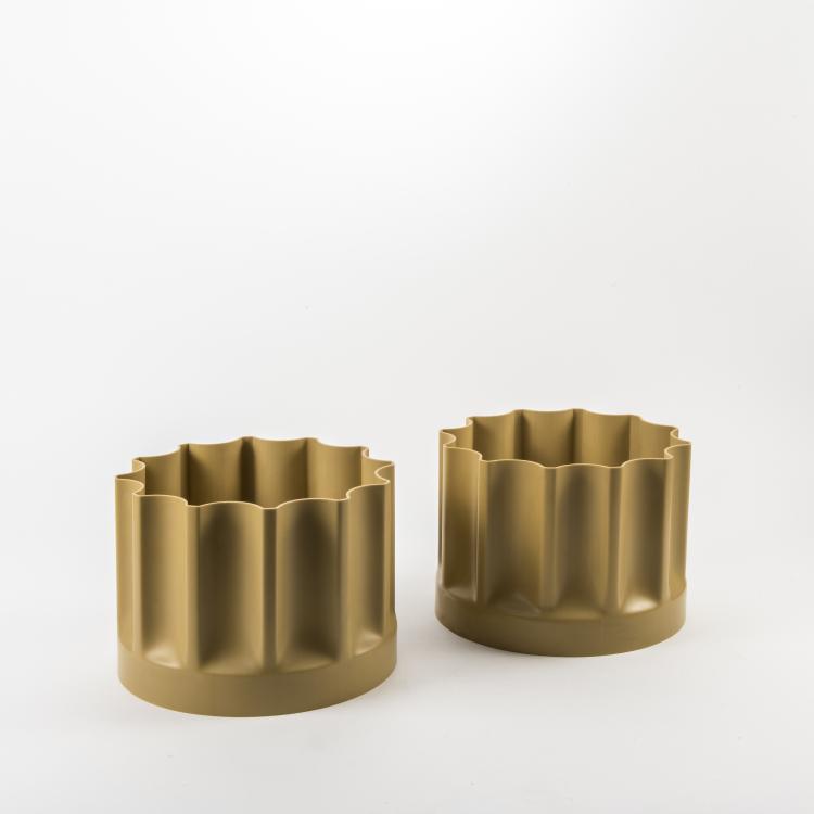 Hauptbild zu Objekt, Two 'Bamb&ugrave;' vases, 1969, Enzo Mari, Danese, Mailand, 140A 59