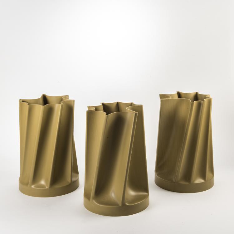 Hauptbild zu Objekt, Drei Vasen 'Tortiglione' - '3083C01', 1969, Enzo Mari, Danese, Mailand, 140A 60