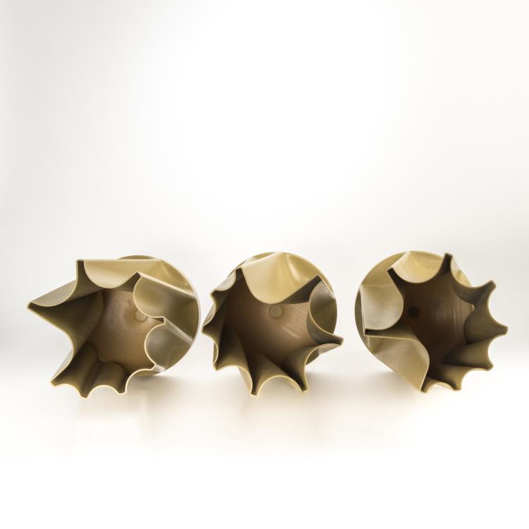 Bild 1 zu Objekt, Drei Vasen 'Tortiglione' - '3083C01', 1969, Enzo Mari, Danese, Mailand, 140A 60