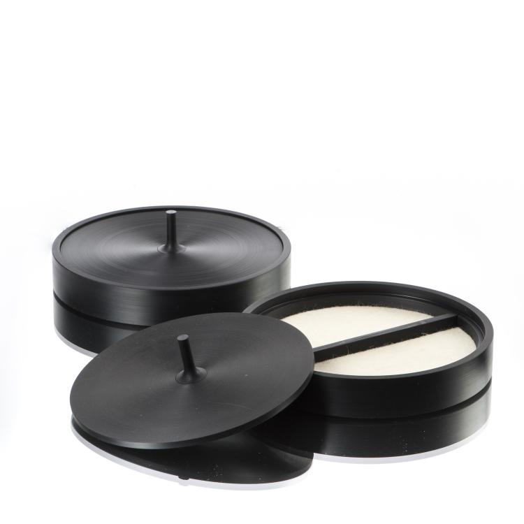 Bild 1 zu Objekt, Two 'Moluccas e Hainan' - '2042A' ink pads and 5 '2029A' stamps, each, 1961/65, Bruno Munari, Danese, Mailand, 140A 35