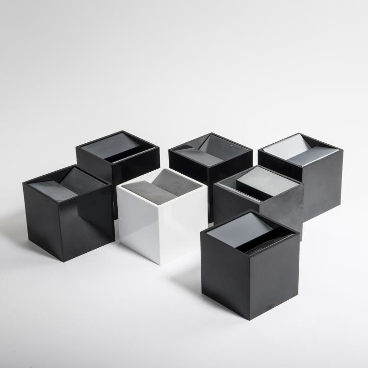 Bild 2 zu Objekt, Seven 'Cubo' - '2000B' ashtrays, 1957, Bruno Munari, Danese, Mailand, 140A 2