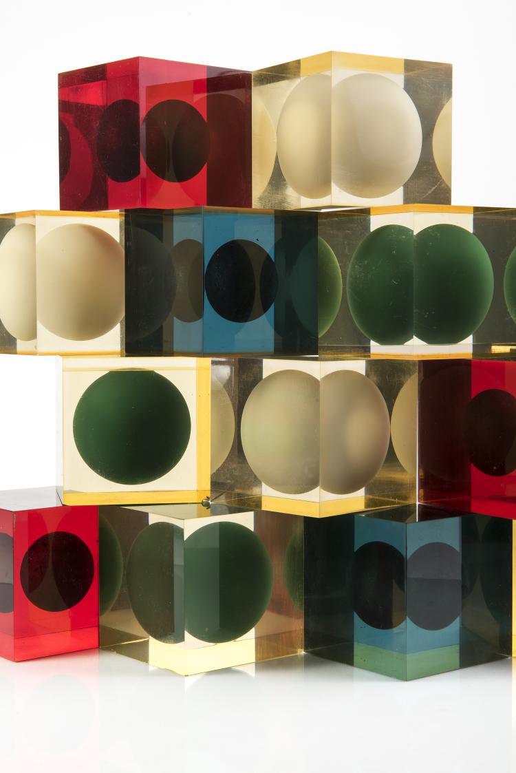 Bild 5 zu Objekt, 24 cubes, c. 1960, Enzo Mari, Danese, Mailand, 140A 33