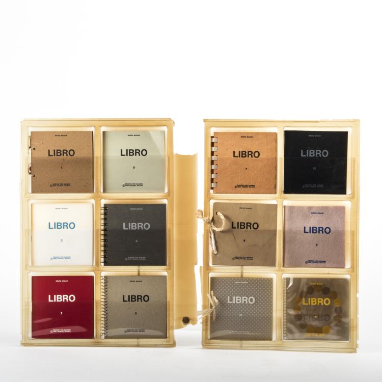 Hauptbild zu Objekt, 'Prelibri' - 12 B&uuml;cher in zwei Setzk&auml;sten, 1979, Bruno Munari, Danese, Mailand, 140A 76