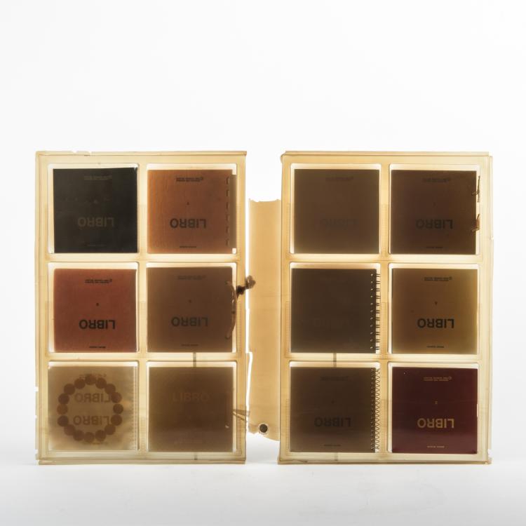 Bild 1 zu Objekt, 'Prelibri' - 12 B&uuml;cher in zwei Setzk&auml;sten, 1979, Bruno Munari, Danese, Mailand, 140A 76