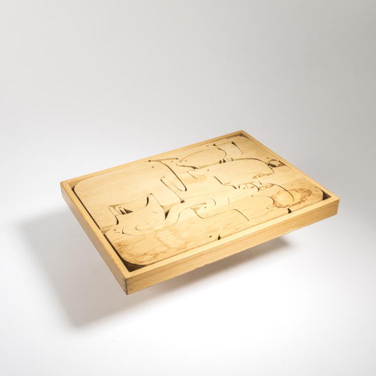 Bild 2 zu Objekt, '16 Animali' - '3015D' jigsaw puzzle, 1957, Enzo Mari, Danese, Mailand, 140A 1