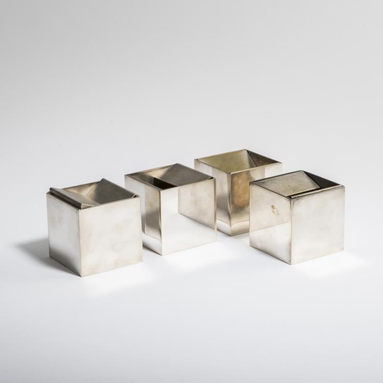 Bild 1 zu Objekt, Four 'Cubo' - '2000A' ashtrays, 1957, Bruno Munari, Danese, Mailand, 140A 5