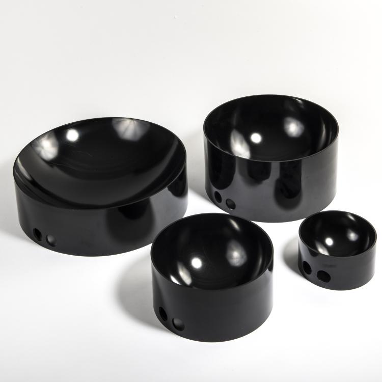 Hauptbild zu Objekt, Vier Sch&uuml;sseln 'Tongareva', 1969, Enzo Mari, Danese, Mailand, 140A 66