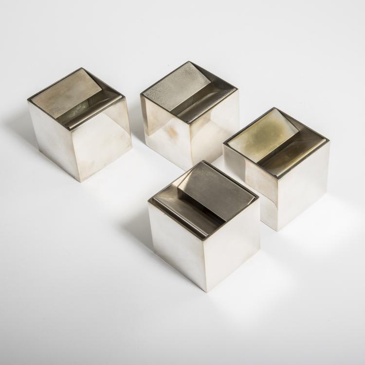 Bild 1 zu Objekt, Four 'Cubo' - '2000A' ashtrays, 1957, Bruno Munari, Danese, Mailand, 140A 6