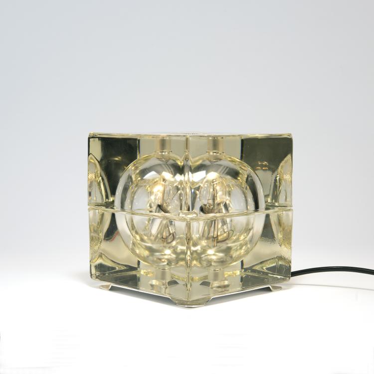 Bild 1 zu Objekt, 'Cubosfera' table light, 1968, Alessandro Mendini, Fidenza Vetraria, Italien, 140B 273