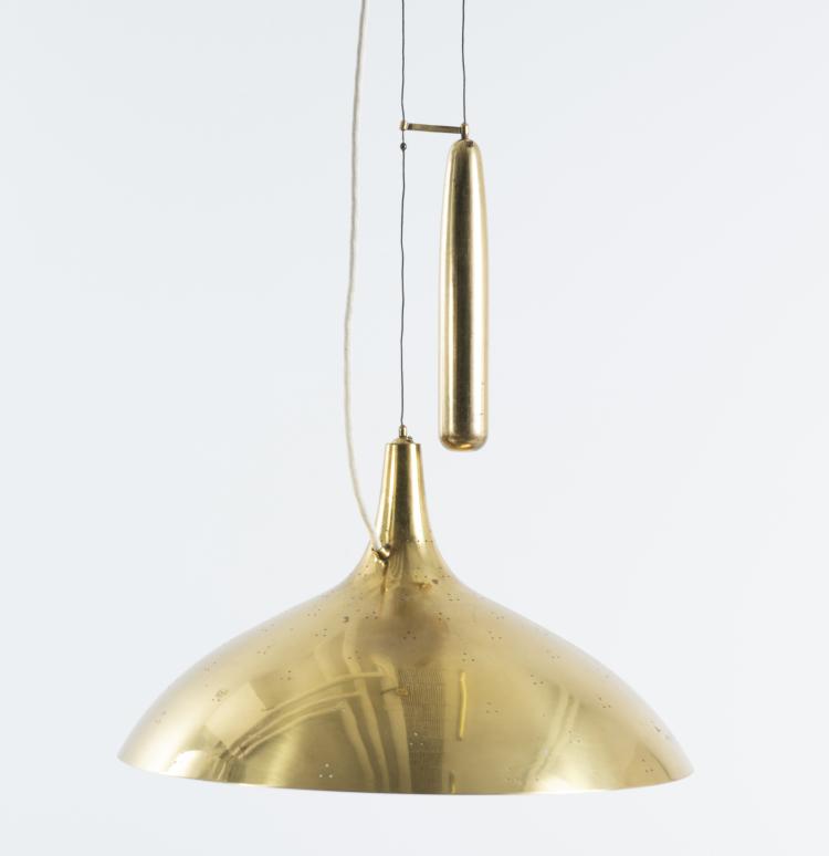 Bild 1 zu Objekt, Adjustable pendant light, c. 1948, Paavo Tynell, Taito Oy, Helsinki, 140D 689