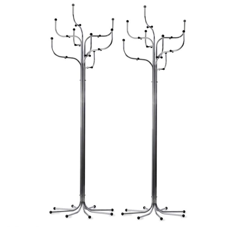 Hauptbild zu Objekt, Two 'Serie 9' coat stands, 1971, Sidse Werner, Hansen, Fritz, Aller&ouml;d, 140D 794