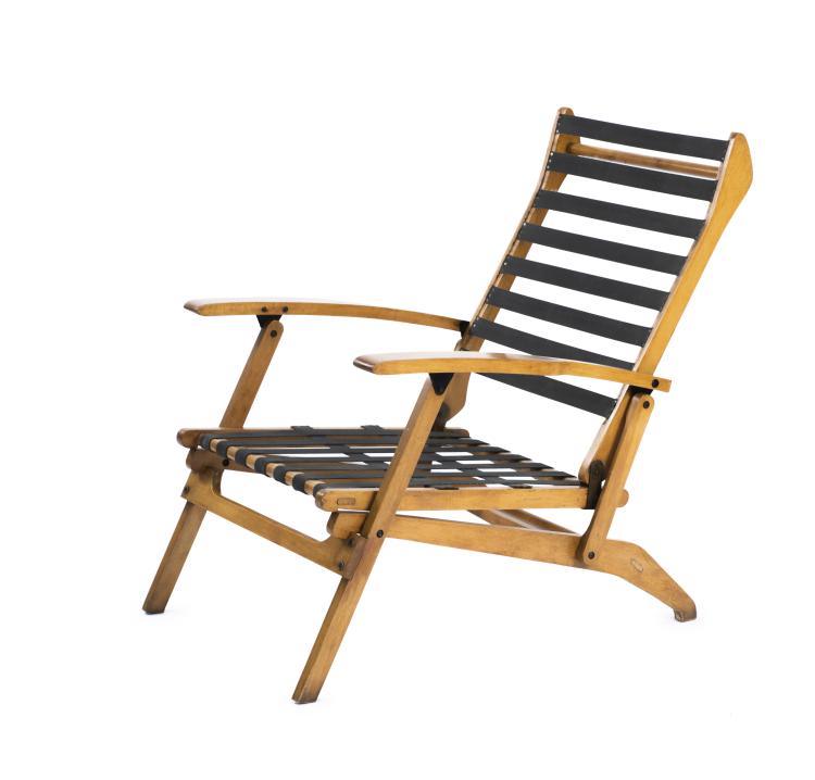 Hauptbild zu Objekt, Lawn chair, c. 1950, Italien, 140B 136