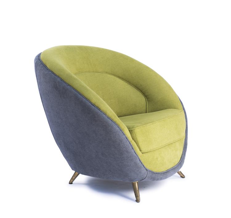 Hauptbild zu Objekt, Lounge chair, 1950s, Gugliermo Veronesi, ISA, Bergamo, 140B 112