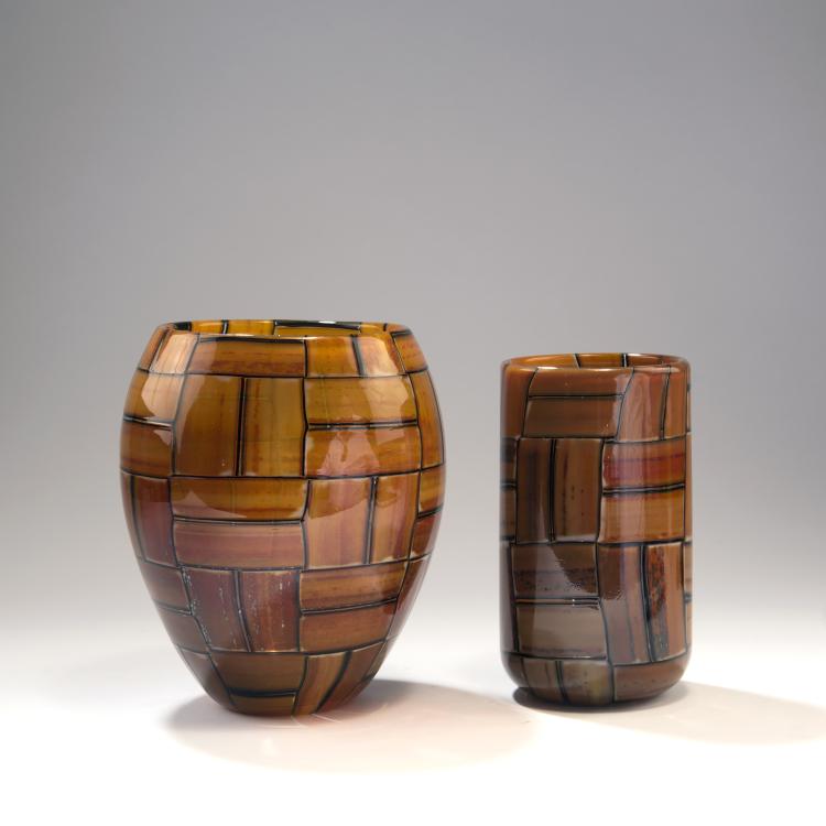 Bild 3 zu Objekt, 'Tessere ambra' vase, 1956, Ercole Barovier, Barovier & Toso, Murano, 140C 520