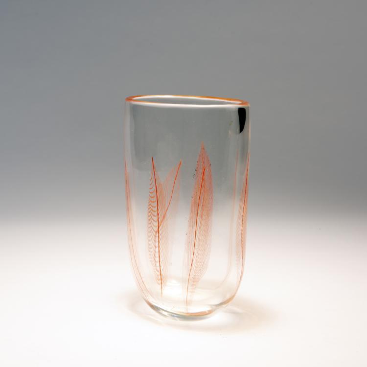 Bild 1 zu Objekt, 'Piume' vase, 1956, Archimede Seguso, Seguso, Archimede, Murano, 140C 540