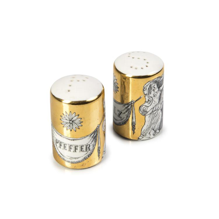 Hauptbild zu Objekt, Salt and pepper cellars, 1960s, Piero Fornasetti, Fornasetti, Mailand, 140B 345