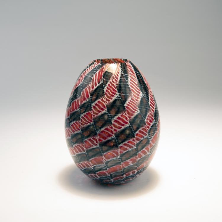 Bild 1 zu Objekt, 'Fantasia diagonale' vase, c. 1953, Archimede Seguso, Seguso, Archimede, Murano, 140C 536
