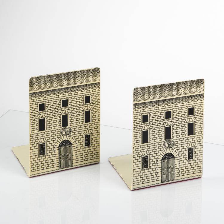 Bild 1 zu Objekt, Two 'Architettura' bookends, 1960/70s, Piero Fornasetti, Fornasetti, Mailand, 140B 352