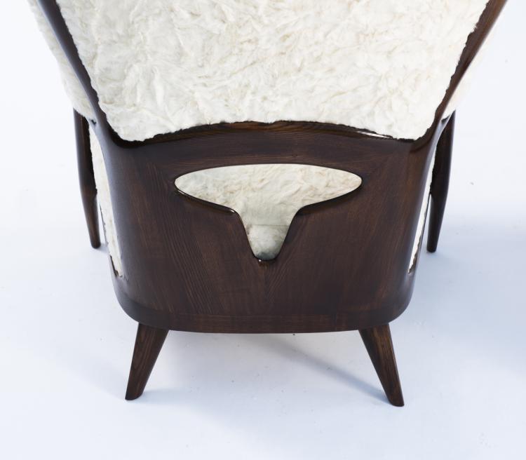 Bild 3 zu Objekt, Two lounge chairs, 1950s, Enrico Chuti, Italien, 140B 151