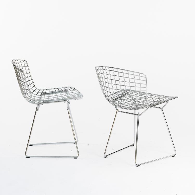 Bild 3 zu Objekt, Six 'Diamond' - '421-2' chairs, 1951, Harry Bertoia, Knoll International, New York, 140D 702