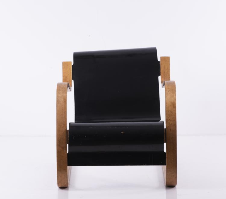 Bild 2 zu Objekt, '31/ 42' lounge chair for the Paimio Sanatorium, 1932, Alvar Aalto, Huonekalu-ja Rakennusty&ouml;tehdas Oy, Turku (zugeschrieben), 142A 043