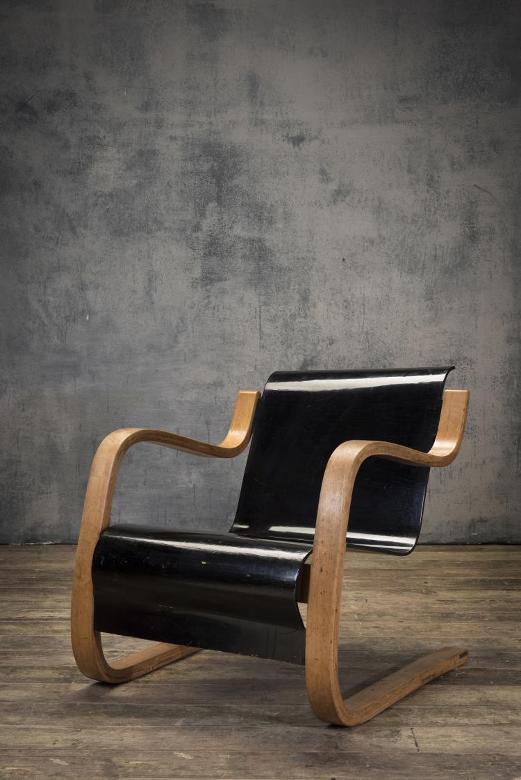 Bild 6 zu Objekt, '31/ 42' lounge chair for the Paimio Sanatorium, 1932, Alvar Aalto, Huonekalu-ja Rakennusty&ouml;tehdas Oy, Turku (zugeschrieben), 142A 043