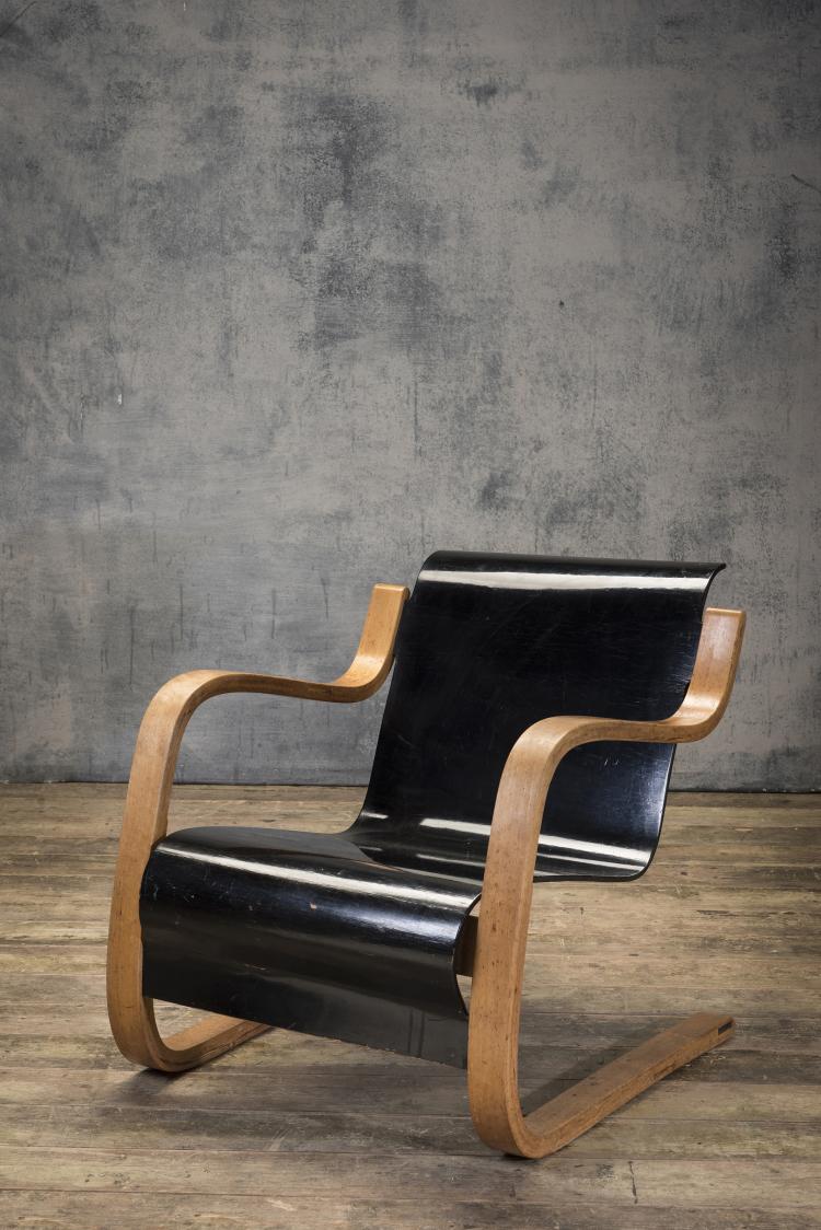 Bild 7 zu Objekt, '31/ 42' lounge chair for the Paimio Sanatorium, 1932, Alvar Aalto, Huonekalu-ja Rakennusty&ouml;tehdas Oy, Turku (zugeschrieben), 142A 043