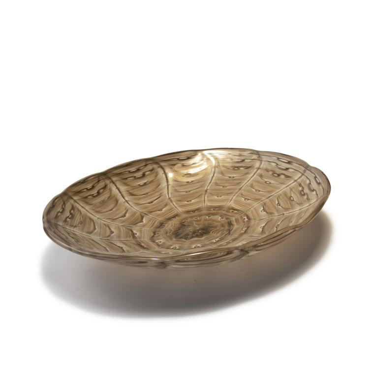 Hauptbild zu Objekt, 'Neolitico' plate, 1954, Ercole Barovier, Barovier & Toso, Murano, 140C 517