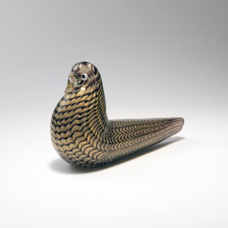 Bild 1 zu Objekt, 'Graffito amaranto' dove, 1969, Ercole Barovier, Barovier & Toso, Murano, 140C 599