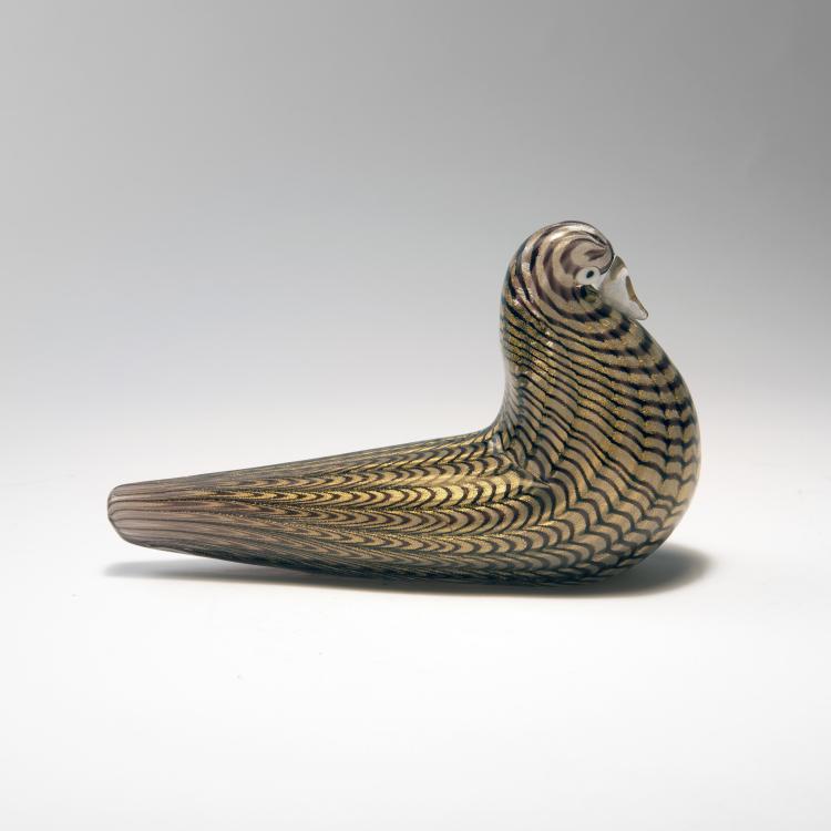 Bild 2 zu Objekt, 'Graffito amaranto' dove, 1969, Ercole Barovier, Barovier & Toso, Murano, 140C 599