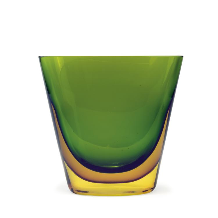 Hauptbild zu Objekt, 'Sommerso' vase, c. 1961, Flavio Poli, Seguso Vetri d'Arte, Murano, 140C 580