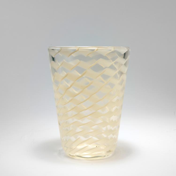 Hauptbild zu Objekt, Vase, c. 1950, Seguso, Alberto, Murano (zugeschrieben), 152C 801