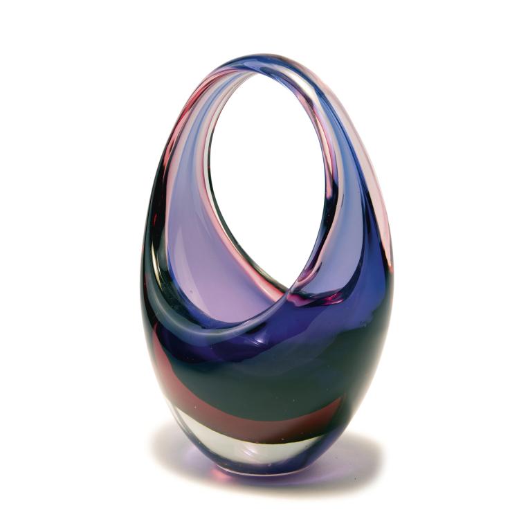Hauptbild zu Objekt, 'Sommerso' vase, c. 1954, Seguso Vetri d'Arte, Murano, 140C 531