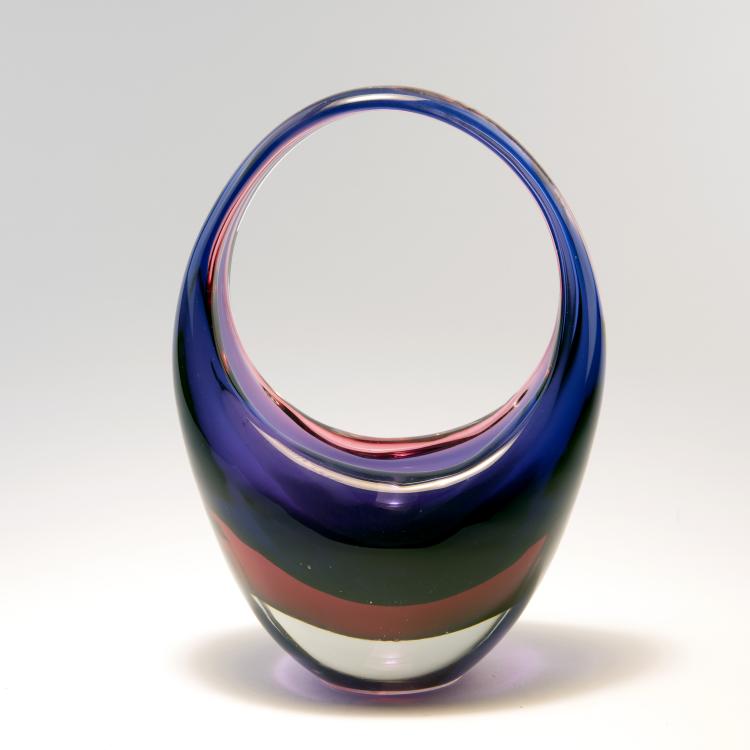 Bild 1 zu Objekt, 'Sommerso' vase, c. 1954, Seguso Vetri d'Arte, Murano, 140C 531