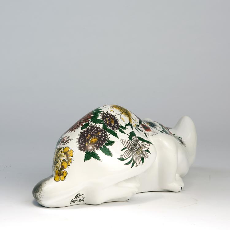 Bild 2 zu Objekt, 'Fiorato' cat, 1970s, Fornasetti, Mailand (Vertrieb); Alcoba&ccedil;a, Portugal, 140B 354