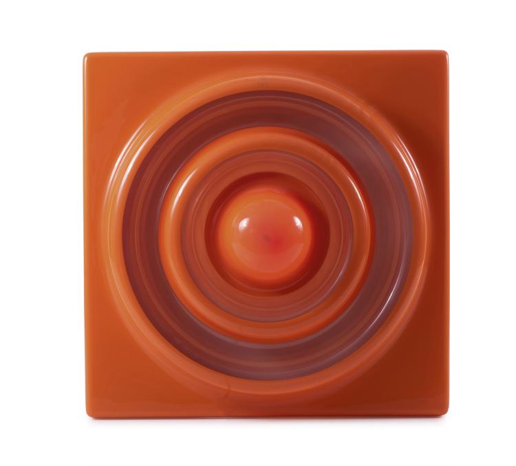 Hauptbild zu Objekt, 'Ring-Leuchte' wall lamp for the 'Visiona 2', 1969, Verner Panton, Poulsen, Louis, Kopenhagen, 140D 778