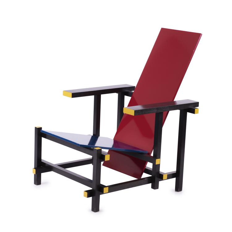 Hauptbild zu Objekt, 'Red-Blue' armchair, 1918, Gerrit Rietveld, Deutschland, 140D 654