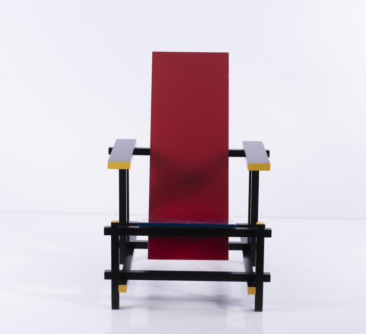Bild 2 zu Objekt, 'Red-Blue' armchair, 1918, Gerrit Rietveld, Deutschland, 140D 654
