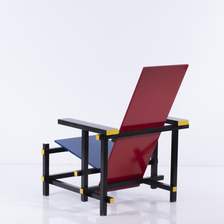 Bild 3 zu Objekt, 'Red-Blue' armchair, 1918, Gerrit Rietveld, Deutschland, 140D 654
