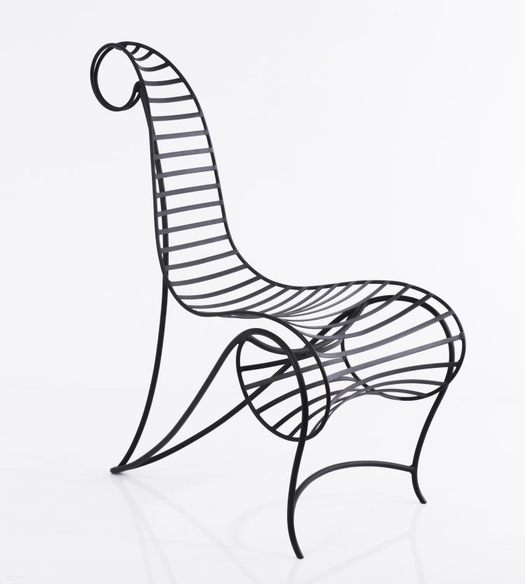 Bild 3 zu Objekt, 'Spine chair', 1988, Andr&eacute; Dubreuil, A. D. Decorative Arts, London, 140D 804