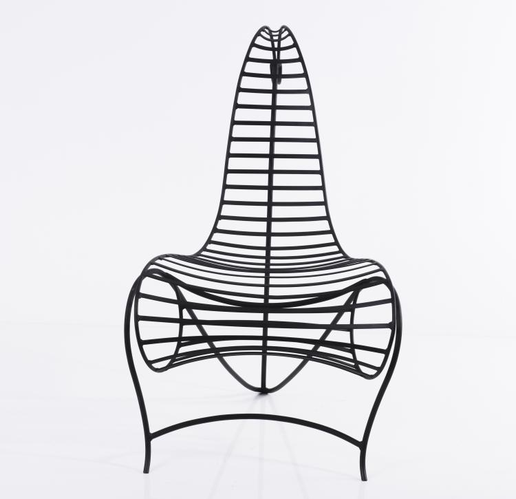 Bild 4 zu Objekt, 'Spine chair', 1988, Andr&eacute; Dubreuil, A. D. Decorative Arts, London, 140D 804