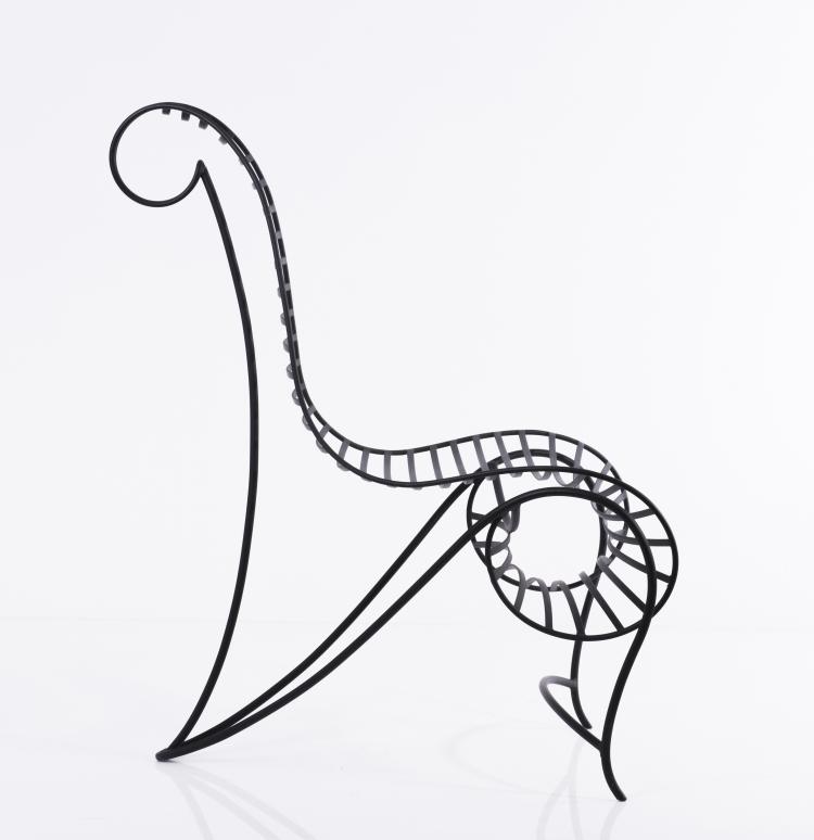 Bild 7 zu Objekt, 'Spine chair', 1988, Andr&eacute; Dubreuil, A. D. Decorative Arts, London, 140D 804